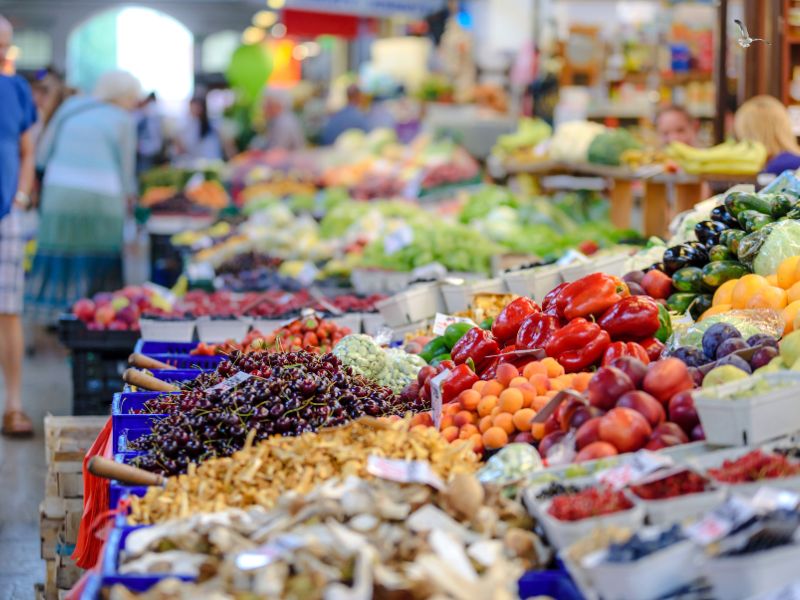 Wochenmarkt in Barrali