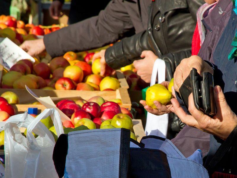 Wochenmarkt in Fluminimaggiore